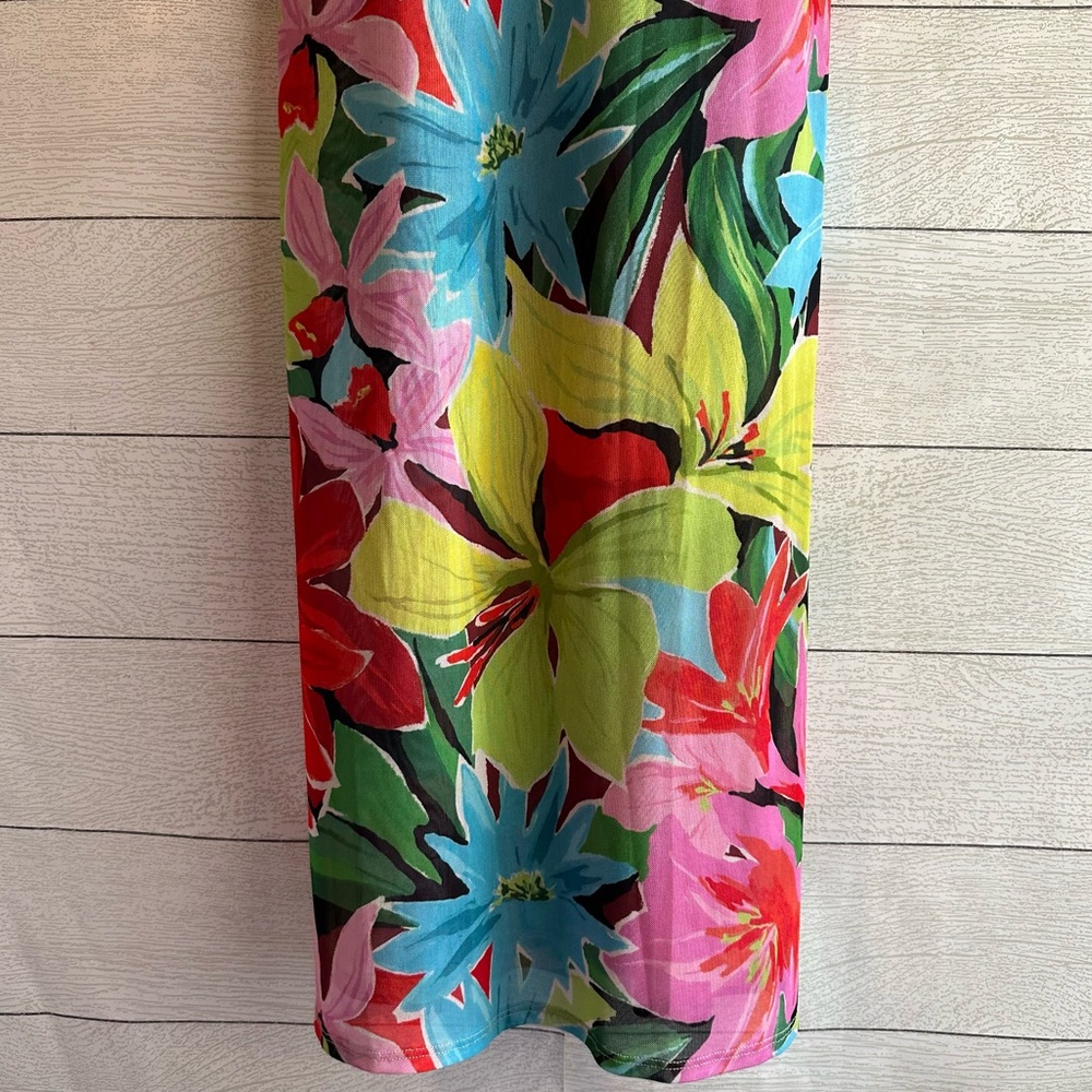 RESA Nari Maxi Dress In Tropicana Floral Mesh Tropical Size Medium - Picture 15 of 15